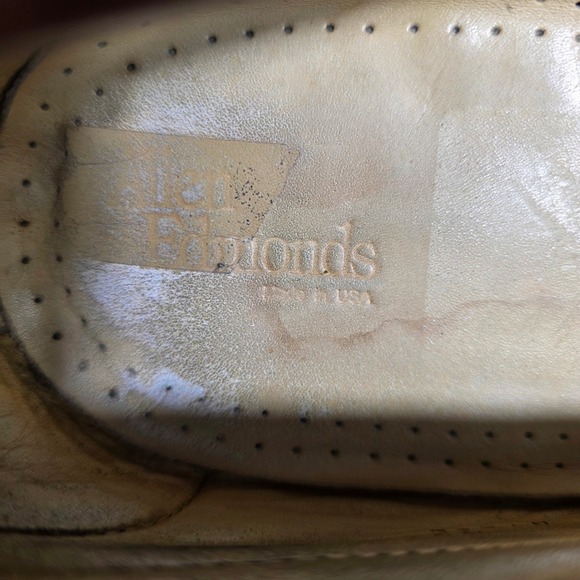 Allen Edmonds Woodstock Leather Kiltie Braided Tassel Loafers Shoes 14 B USA VTG main image 5